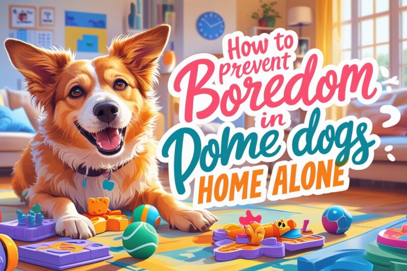 How to Prevent Boredom in Dogs Home Alone