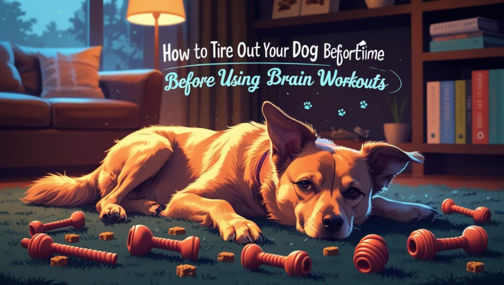 How to Tire Out Your Dog Before Bedtime Using Brain Workouts