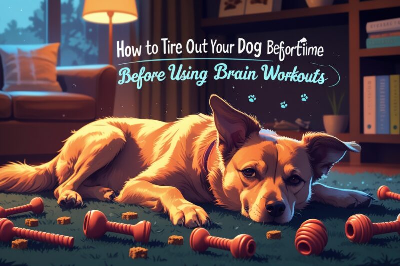 How to Tire Out Your Dog Before Bedtime Using Brain Workouts