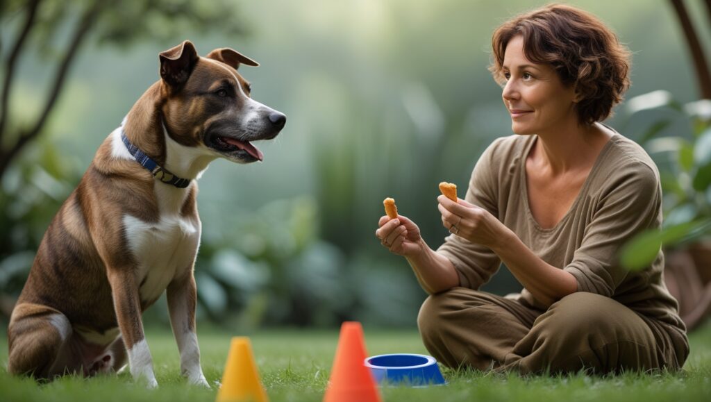 Training a Reactive Dog With Brain Games