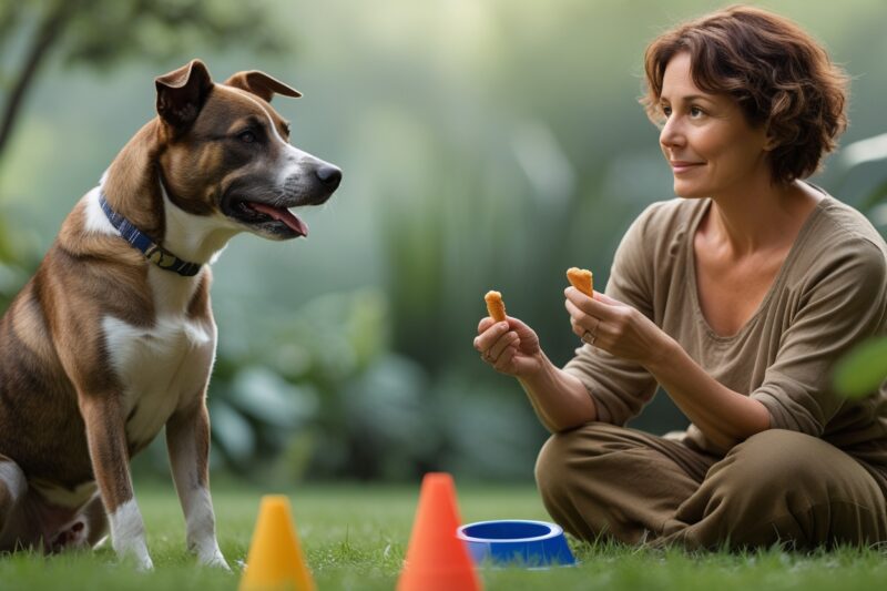 Training a Reactive Dog With Brain Games