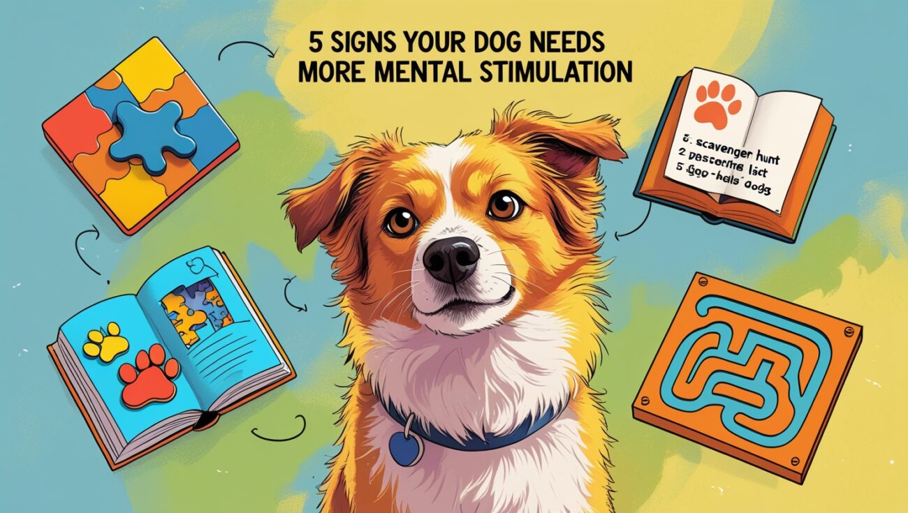 5 Signs Your Dog Needs More Mental Stimulation