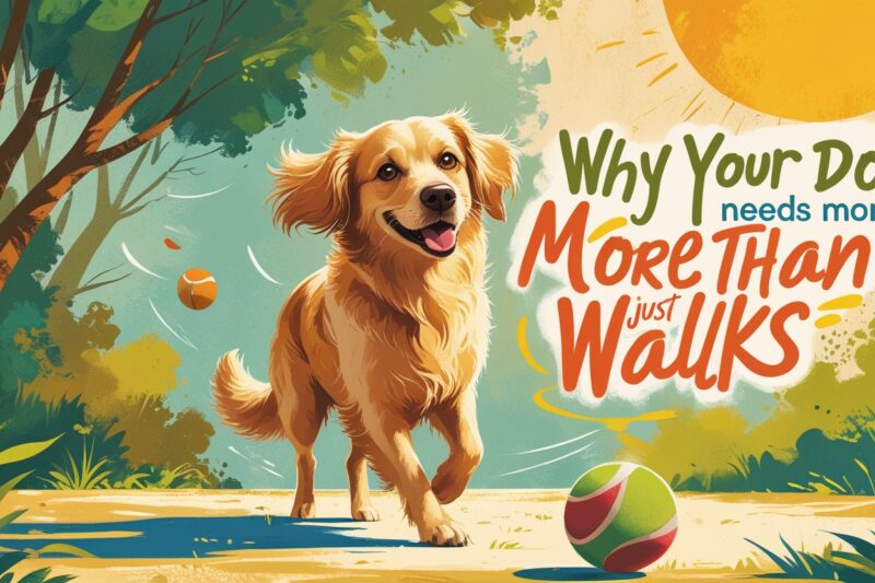 Why Your Dog Needs More Than Just Walks