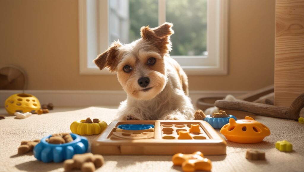 Fun Indoor Brain Games for Small Dogs