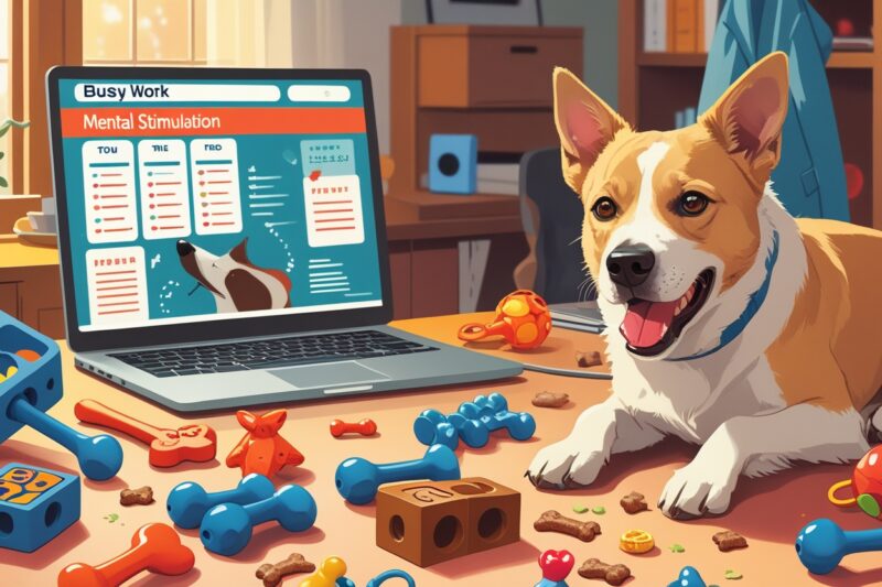 How to Mentally Stimulate Your Dog While You’re at Work
