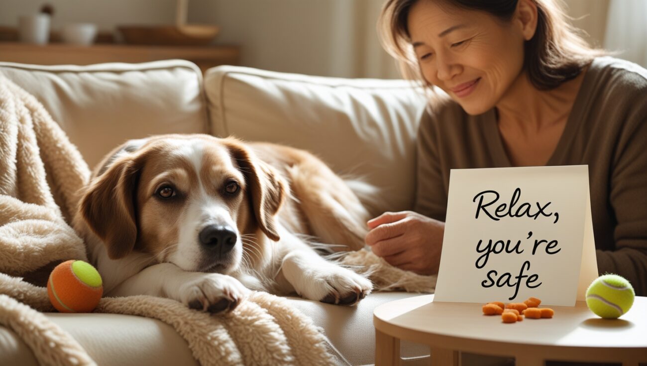 How to Help a Fearful Dog Relax Through Mental Exercises
